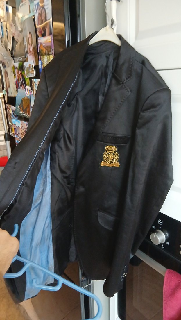 Düğmeli Siyah Erkek Ceket - Görsel 4