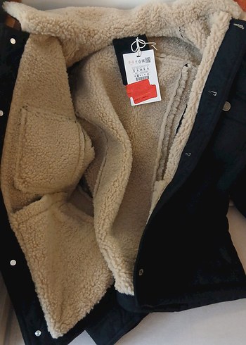 PullandBear siyah Mont, Etiketli, Erkek,S beden - Görsel 2