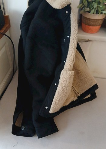 PullandBear siyah Mont, Etiketli, Erkek,S beden - Görsel 4