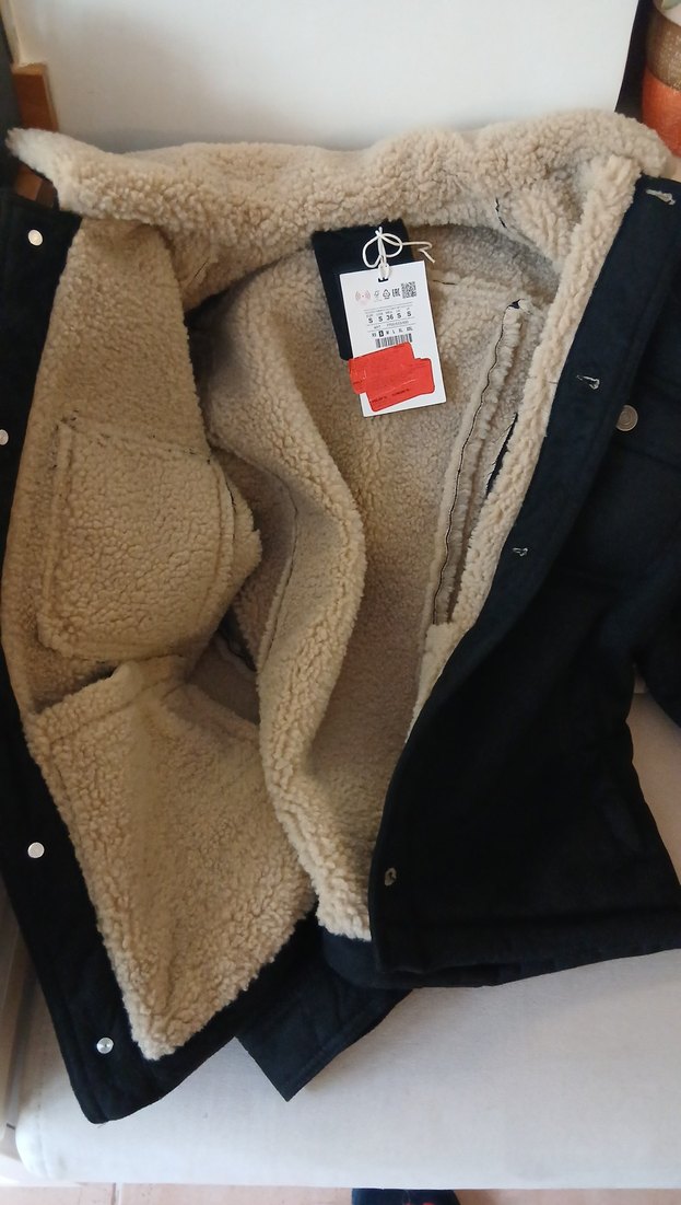 PullandBear siyah Mont, Etiketli, Erkek,S beden - Görsel 2