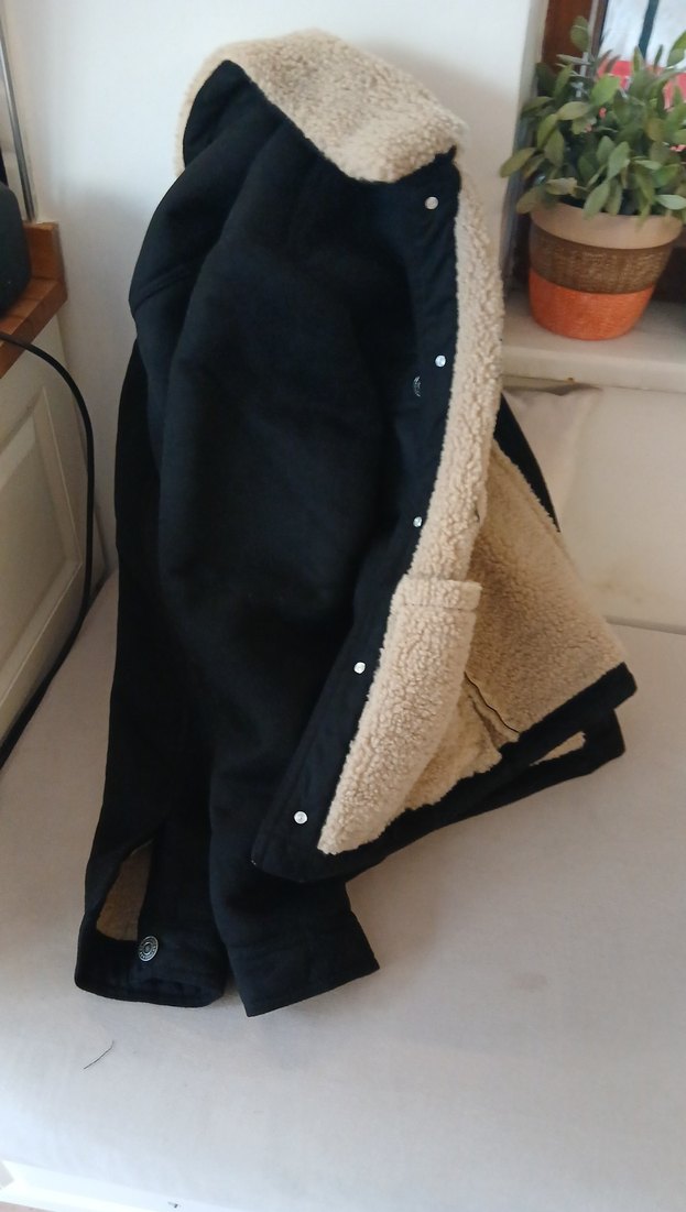 PullandBear siyah Mont, Etiketli, Erkek,S beden - Görsel 4