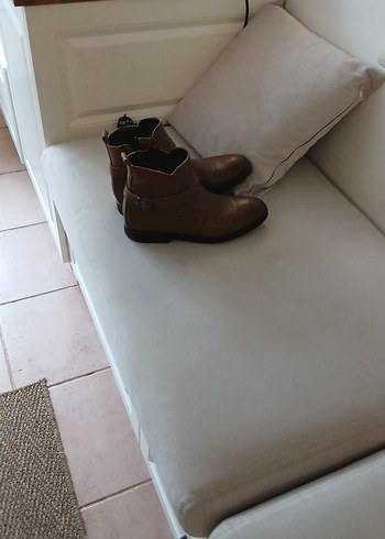 Kahverengi ,Desa ,gerçek deri Tokalı erkek Bot - Görsel 2