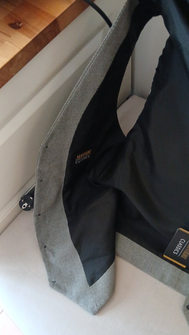 Gri Düğmeli Erkek Yelek ,Altınyıldız Etiketli, 46 - Görsel 3