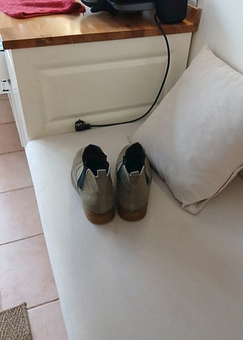 Haki Süet Erkek Botlar, Tokalı, Kalın Topuklu ,41 numara ,yeni - Görsel 4