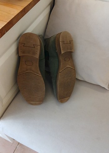 Haki Süet Erkek Botlar, Tokalı, Kalın Topuklu ,41 numara ,yeni - Görsel 5