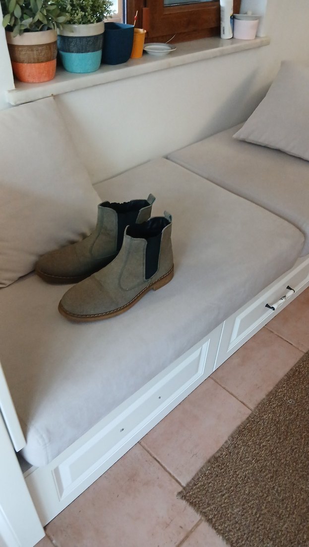 Haki Süet Erkek Botlar, Tokalı, Kalın Topuklu ,41 numara ,yeni - Görsel 3