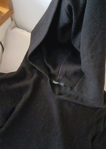 Uzun Siyah Gotik Erkek sweatshirt - Görsel 3