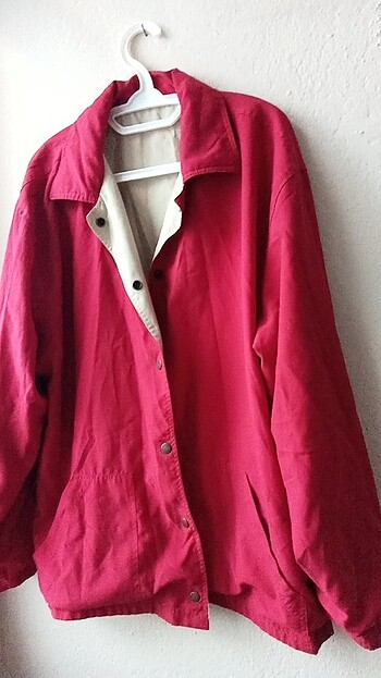 44 Beden kırmızı Renk Kadın#dış#giyim#mont