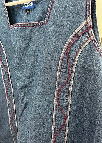 Kadın Mavi Kot Hamile Tunik - Görsel 2