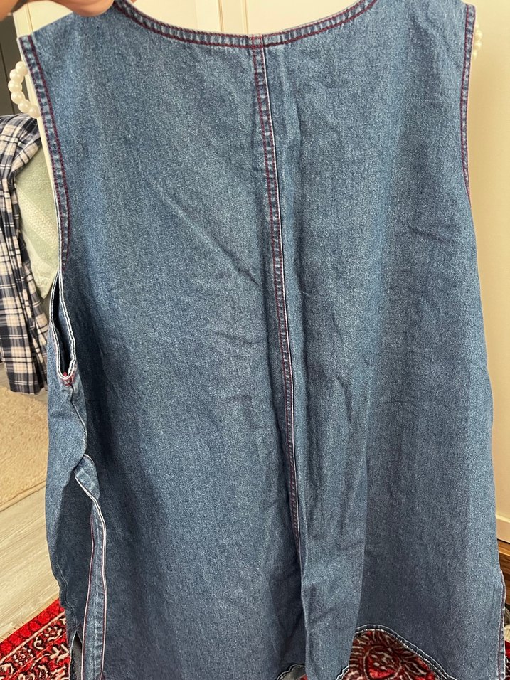 Kadın Mavi Kot Hamile Tunik - Görsel 3