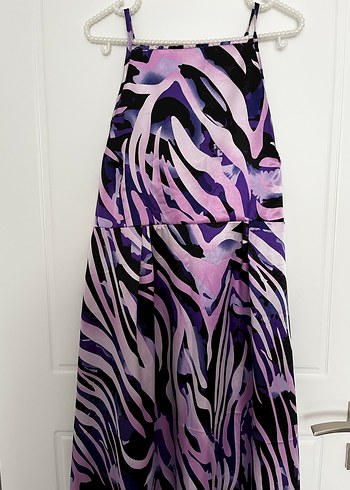 Saten elbise - Görsel 2