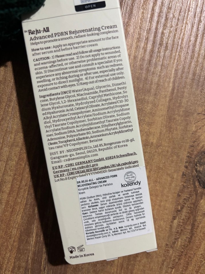 Dr. Reju-All AdvancedPDRN Yenileyici Krem - Görsel 3