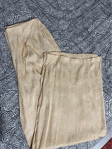 xl Beden Bej geniş paça pantolon