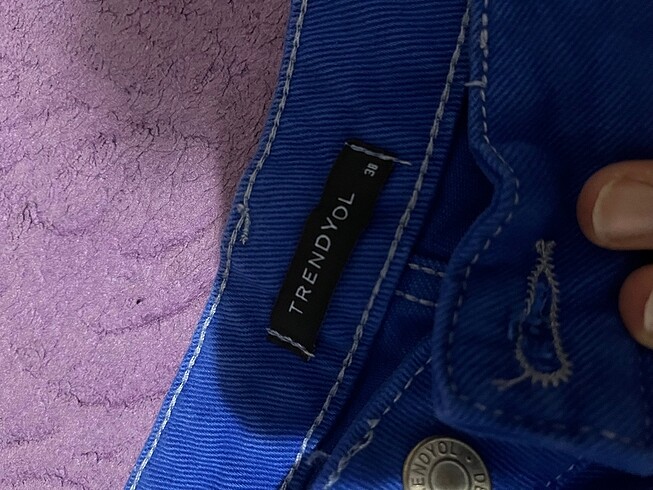 Trendyol & Milla Trendyol mavi cargo pantolon
