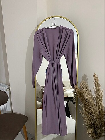 Uzun mor kimono