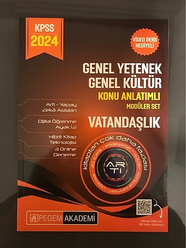 Pegem vatandaşlık konu anlatımlı kitap