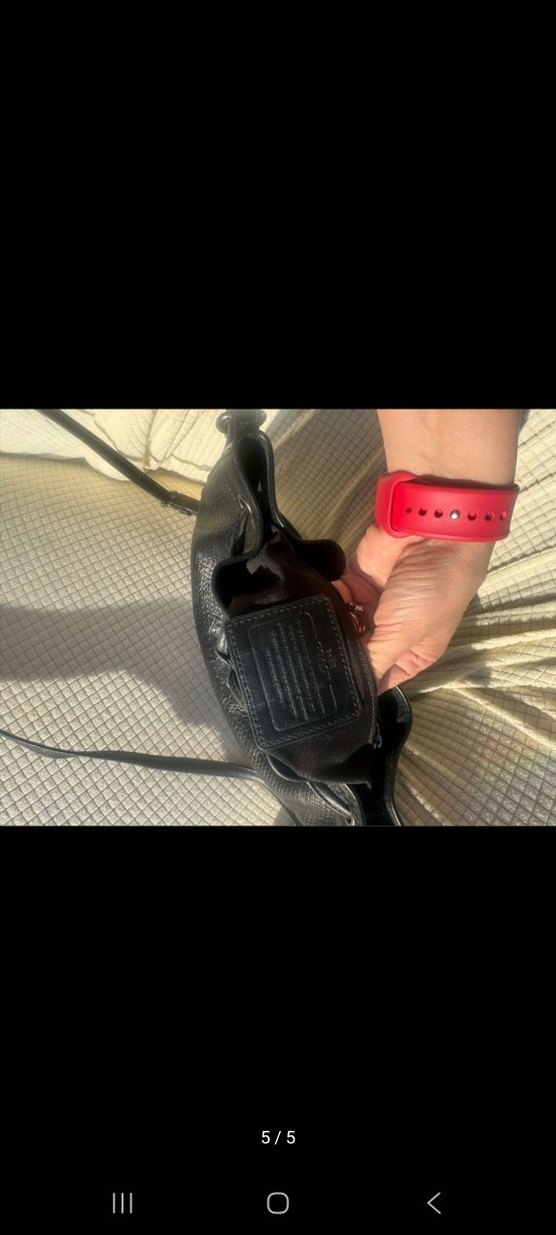 Coach orjinal deri çanta - Görsel 5