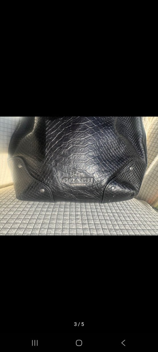 Coach orjinal deri çanta - Görsel 3