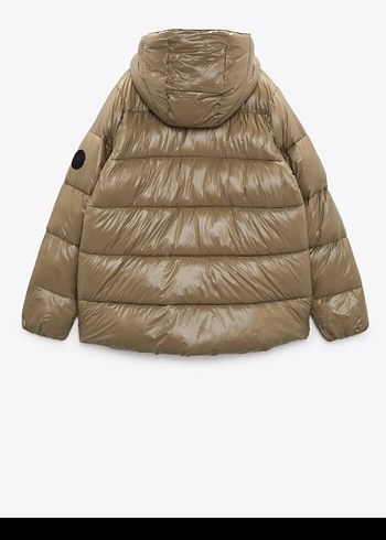 Zara Kapüşonlu Kadın Kışlık Mont - Görsel 6