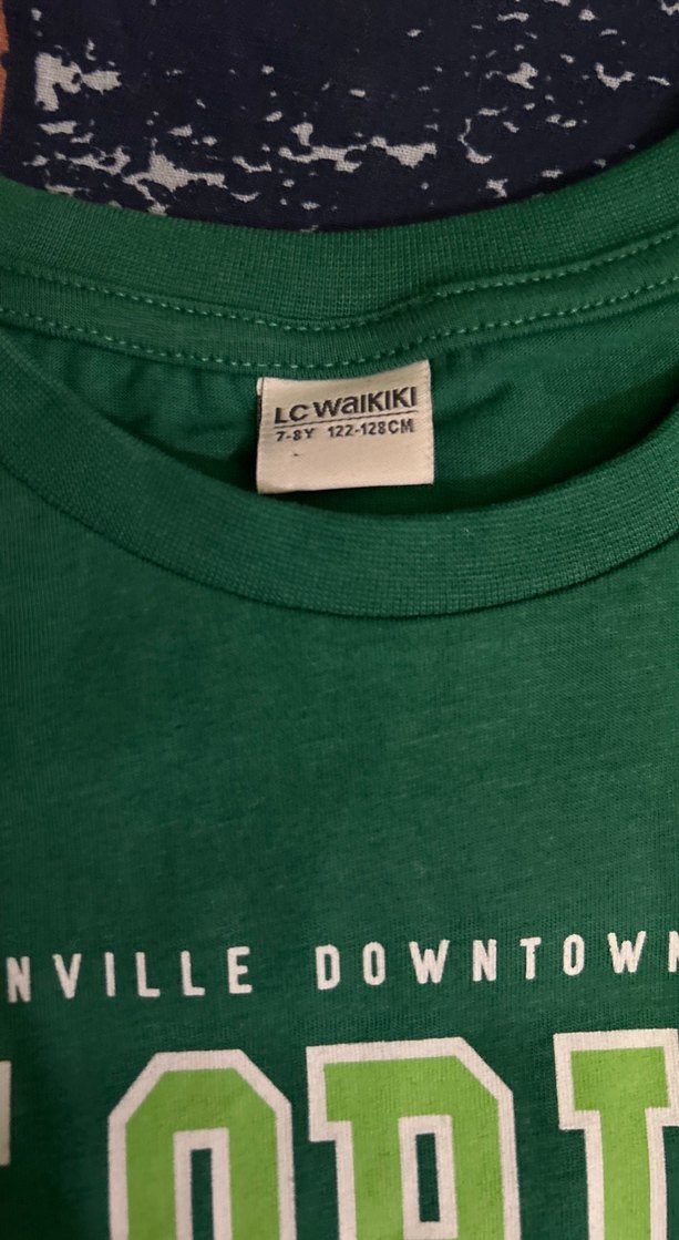 Yeşil Baskılı Erkek Çocuk Tişörtü - Görsel 4