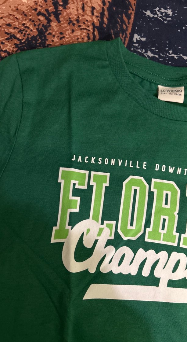 Yeşil Baskılı Erkek Çocuk Tişörtü - Görsel 2