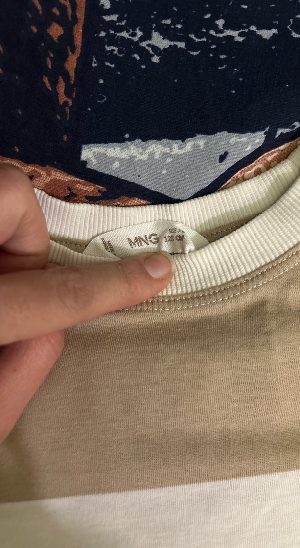 Bej Renkli Erkek Kısa Kollu Tişört - Görsel 2