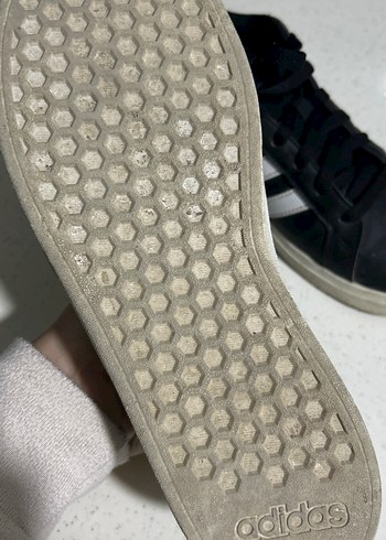 Siyah Beyaz Adidas Kadın Spor Ayakkabı - Görsel 4