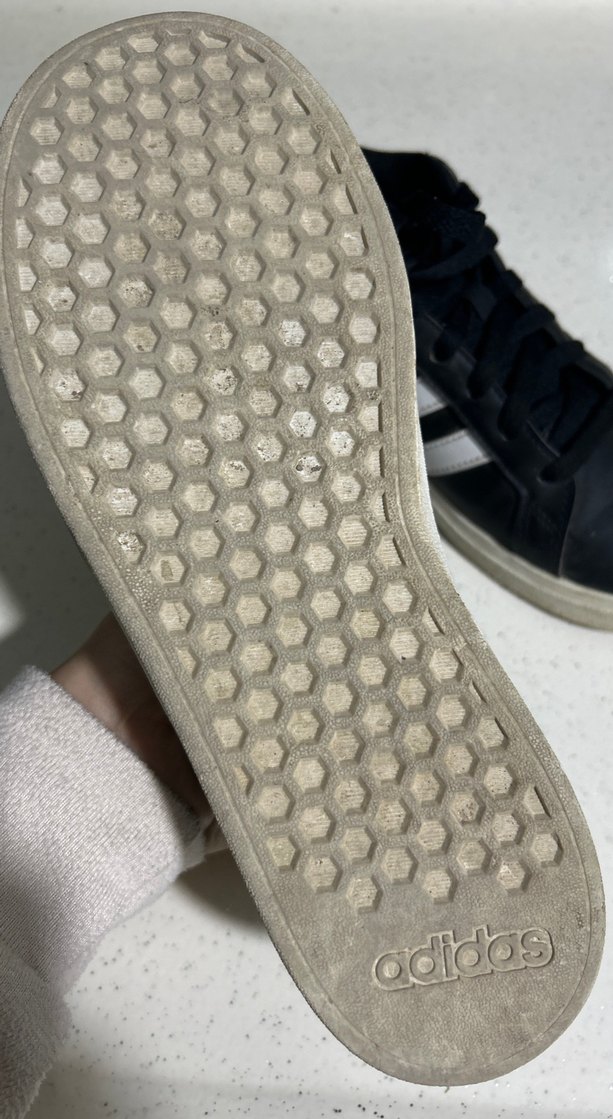 Siyah Beyaz Adidas Kadın Spor Ayakkabı - Görsel 4