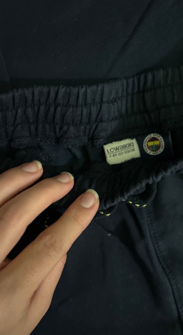 Erkek çocuk  Siyah Baskılı Sweatshirt ve Pantolon Takımı - Görsel 2