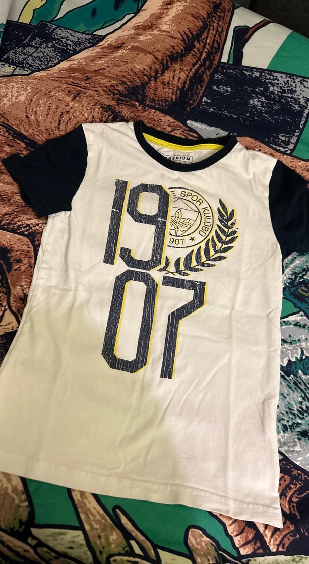 Erkek Çocuk Baskılı Kısa Kollu Tişört - Görsel 4