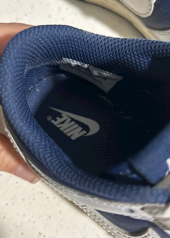 Mavi Gri Bağcıklı Nike Spor Ayakkabı - Görsel 2