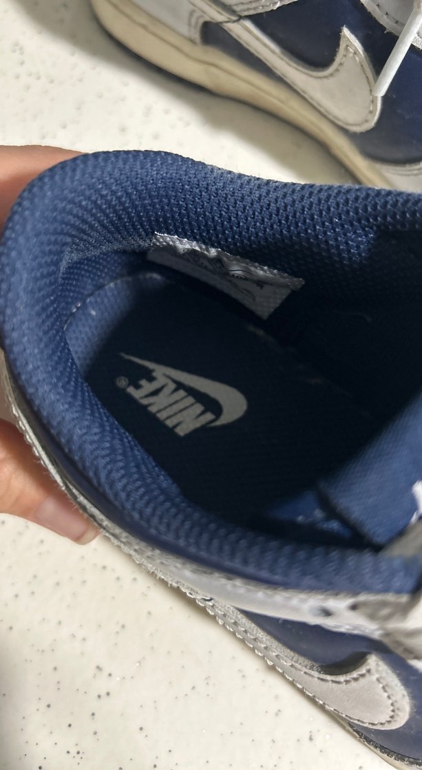 Mavi Gri Bağcıklı Nike Spor Ayakkabı - Görsel 2