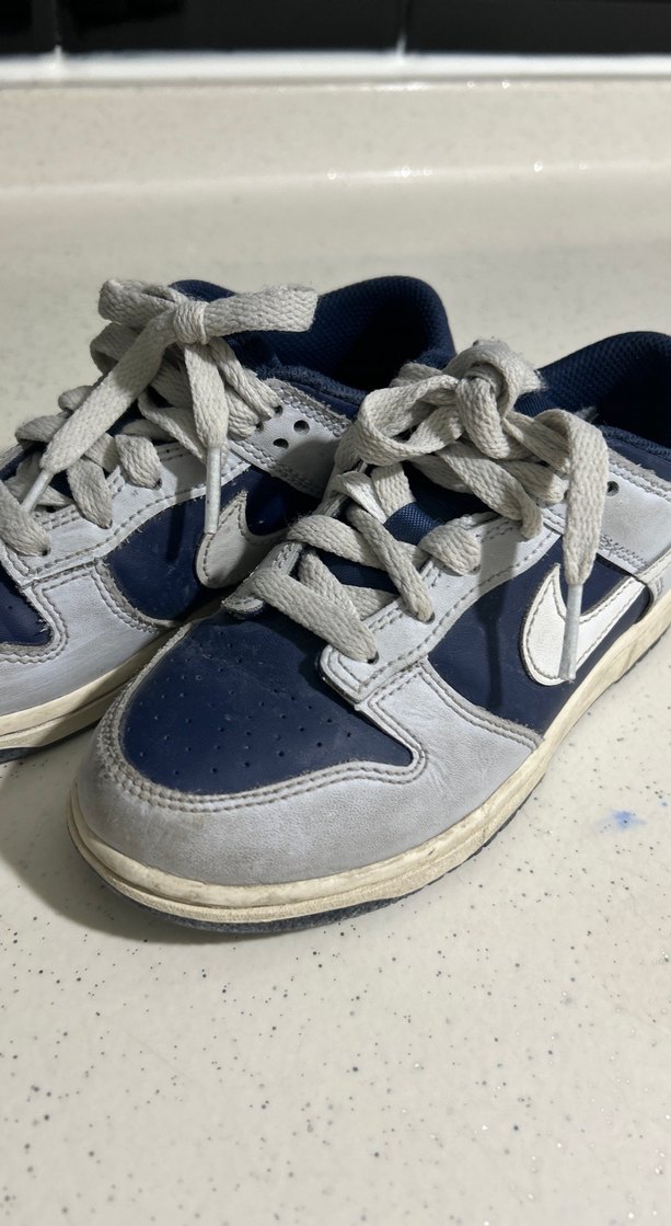 Mavi Gri Bağcıklı Nike Spor Ayakkabı - Görsel 5