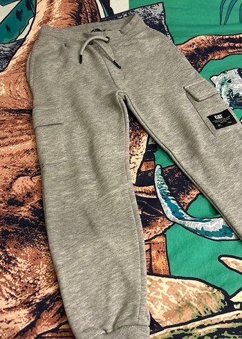 Erkek Gri Street Wear Rahat Eşofman - Görsel 3