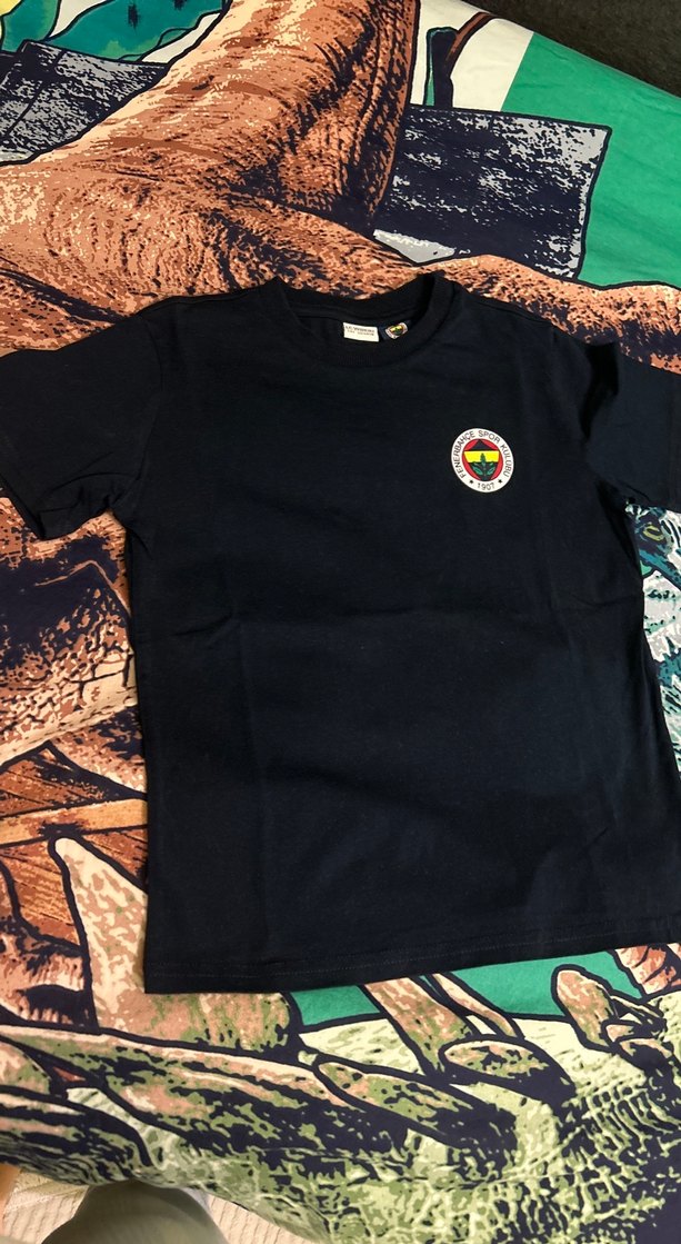 Fenerbahçe Siyah Kısa Kollu Tişört - Görsel 3