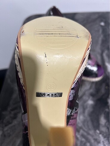 38 Beden mor Renk 13 cm topuklu ayakkabı