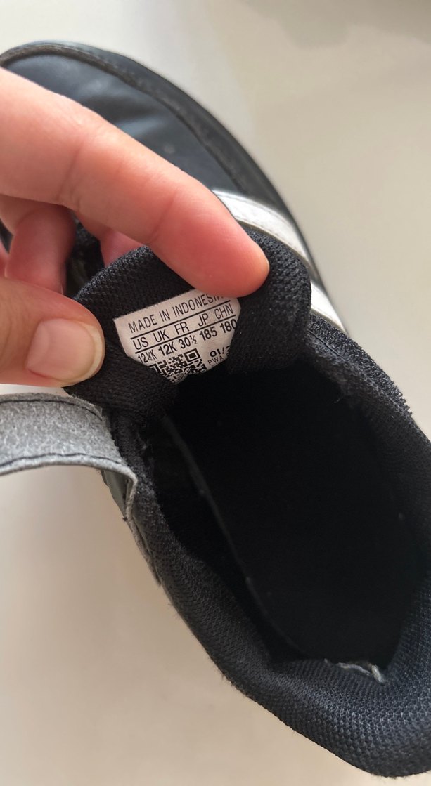 Erkek Çocuk Siyah Çizgili Spor Ayakkabı - Görsel 3