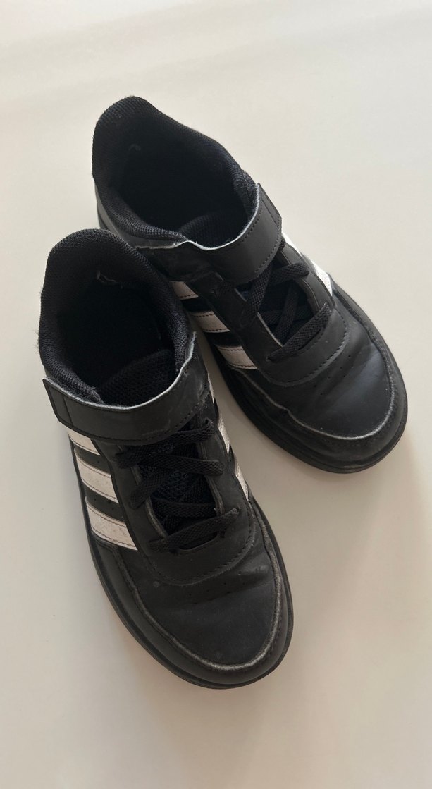 Erkek Çocuk Siyah Çizgili Spor Ayakkabı - Görsel 2