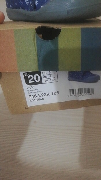 20 Beden mavi Renk Vicco marka bebek botu