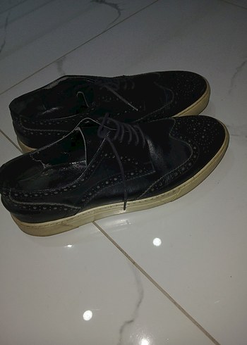 Erkek Siyah Bağcıklı Klasik Ayakkabı - Görsel 2