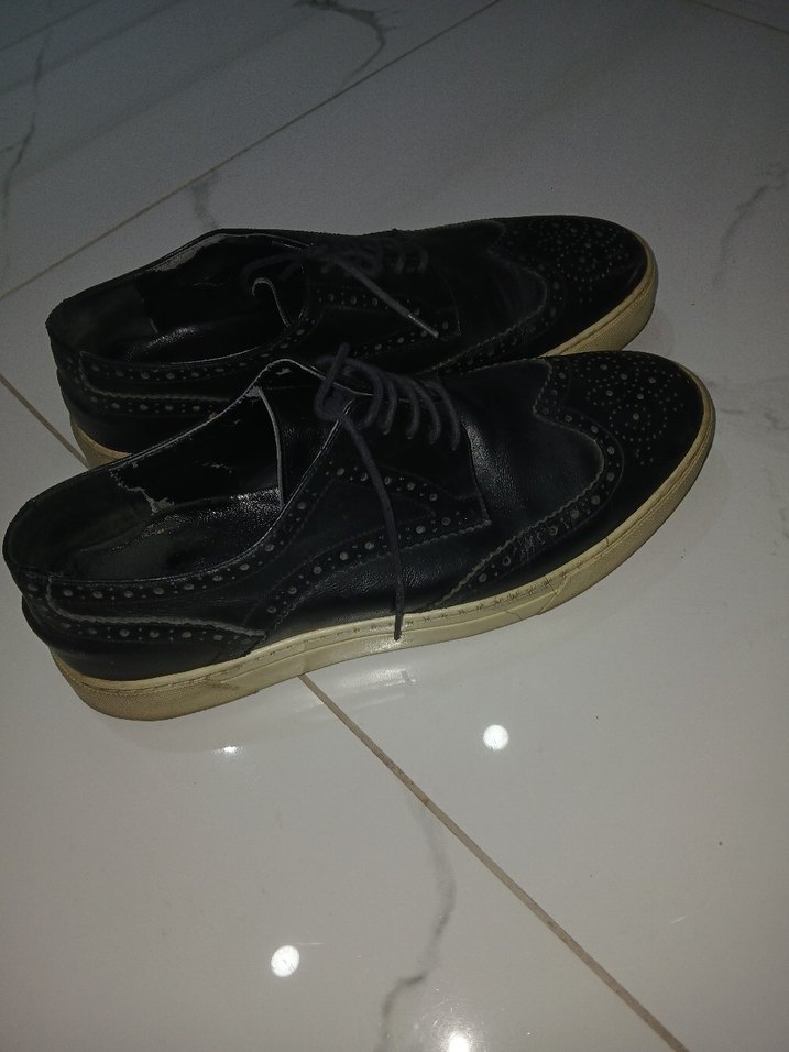 Erkek Siyah Bağcıklı Klasik Ayakkabı - Görsel 2