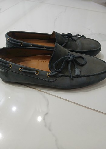 Gri Süet Erkek Loafer Ayakkabı - Görsel 3