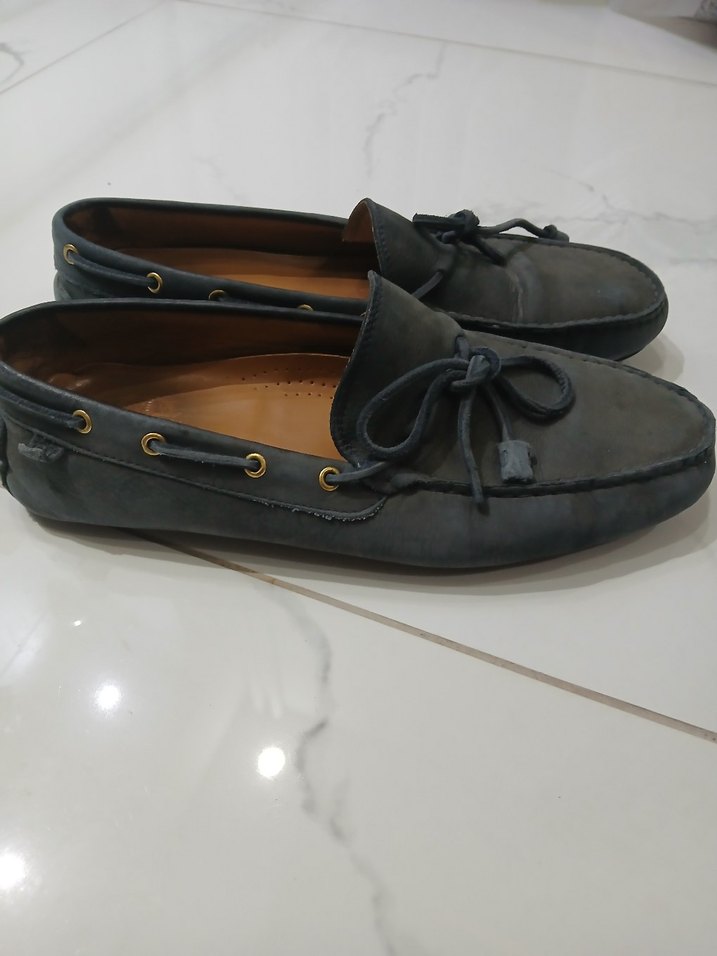 Gri Süet Erkek Loafer Ayakkabı - Görsel 3