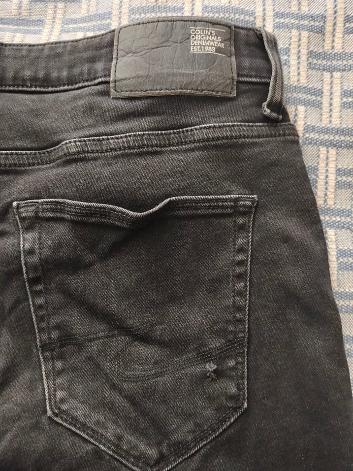 Colins Koyu Siyah Dar Kesim Jean — görsel 4/6
