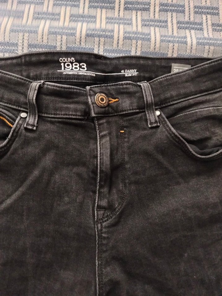 Colins Koyu Siyah Dar Kesim Jean — görsel 2/6