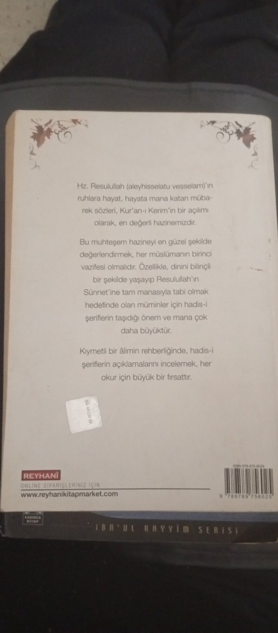 Açıklamalı Hadislerden Seçmeler - Reyhani - Görsel 2