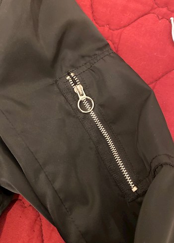 Siyah Fermuarlı Kadın Ceket - Görsel 4