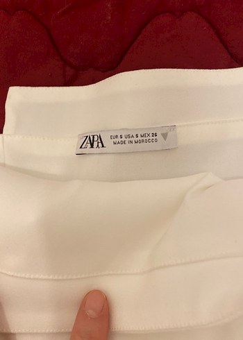 Beyaz strablez bluz - Görsel 3