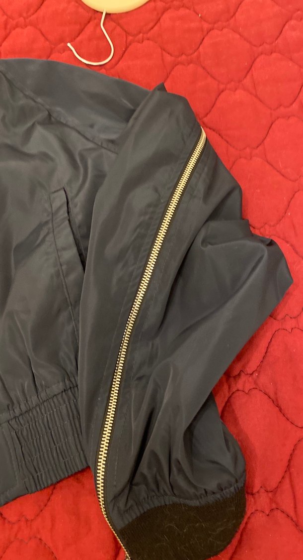 Fermuarlı Kadın Gri Street Wear Ceket - Görsel 2