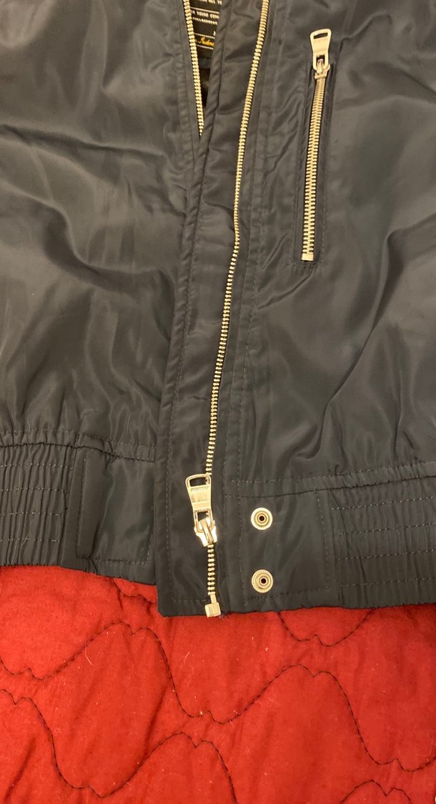 Fermuarlı Kadın Gri Street Wear Ceket - Görsel 4